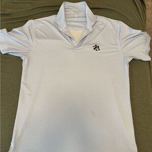 Peter Millar Blue Polo Shirt Classic Style